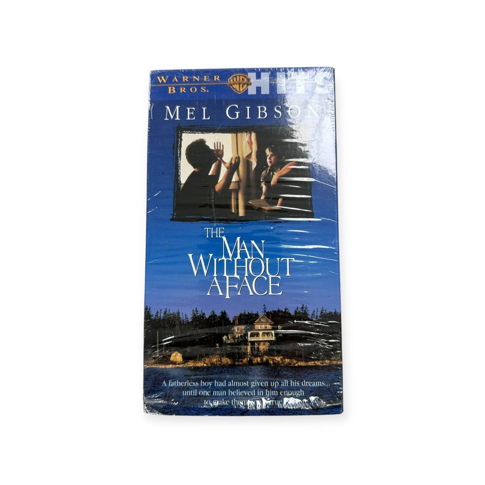The Man‎ Without a Face VHS Mel Gibson Warner Bros Hits 1993 Drama Movie